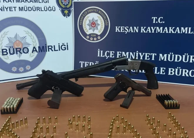 Keşan’da aranan şahıs saklandığı çiftlikte yakalandı