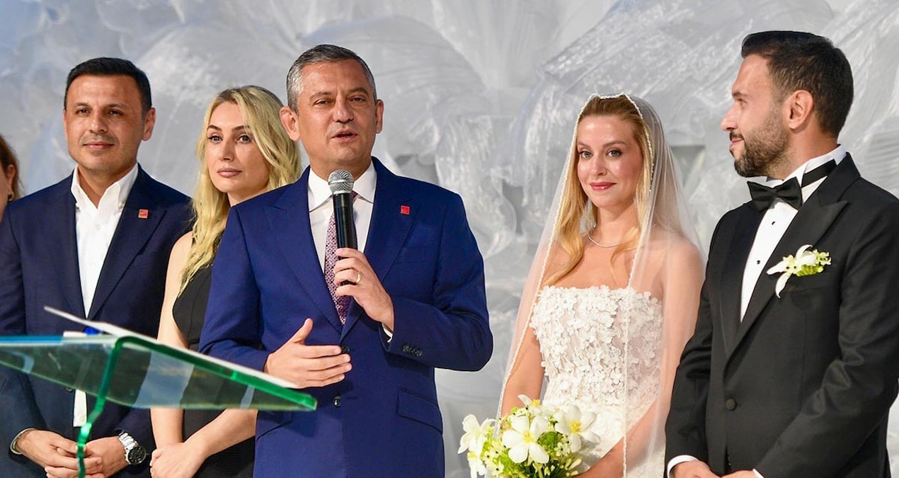 chp lideri ozgur ozel gokan zeybekin oglunun dugunune katildi XirtGMWH