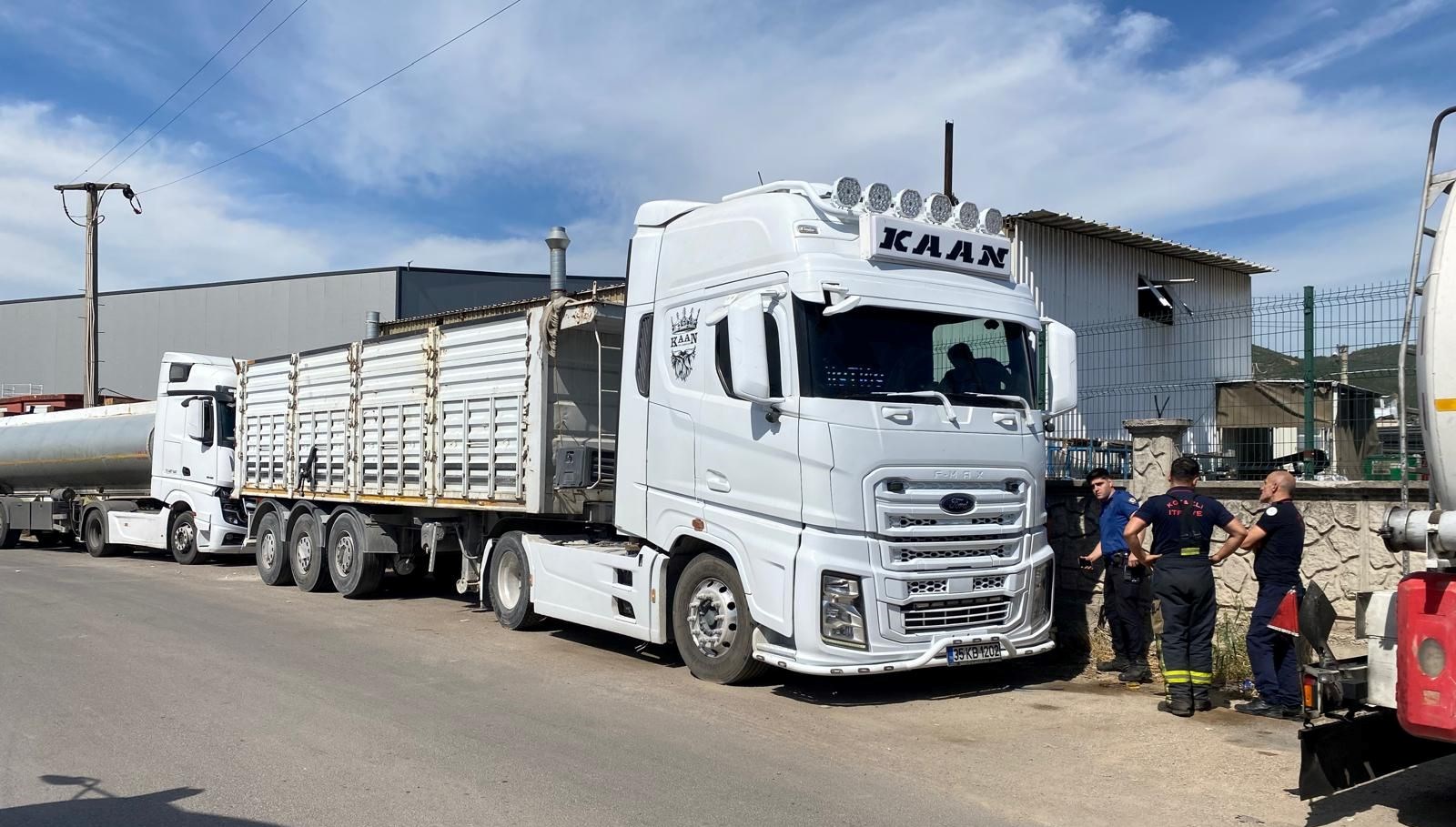 damper elektrik tellerine temas etti kamyon surucusu akima kapildi 6plt2kVR