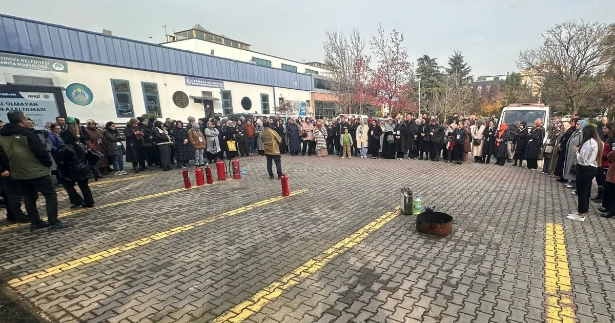 Kocaeli Çayırova’yı olası afetlere hazırladı