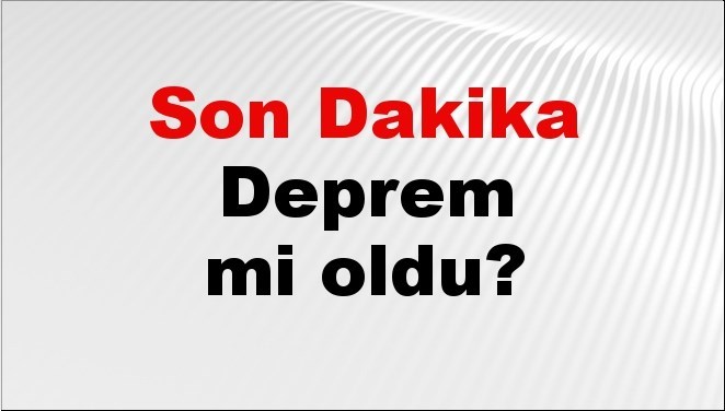 Son dakika Hatay’da deprem mi oldu? Az önce deprem Hatay’da nerede oldu? Hatay deprem Kandilli ve AFAD son depremler listesi 30 Aralık 2025