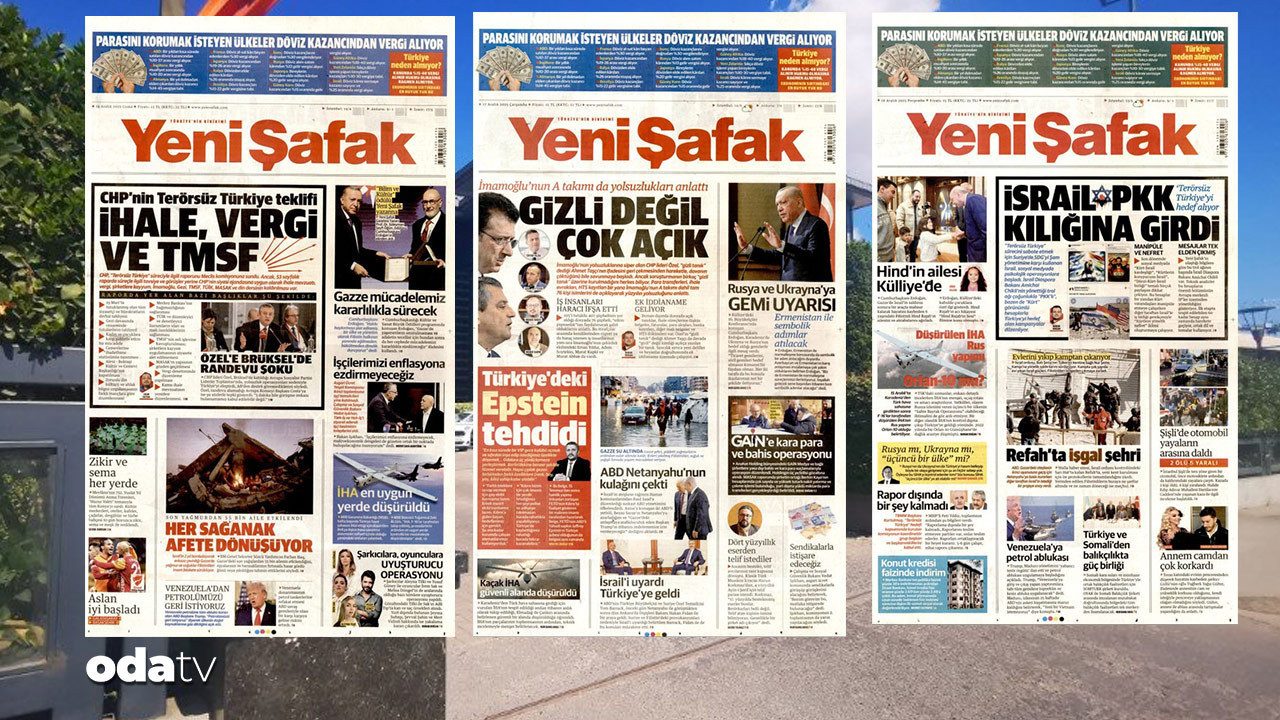 Yeni Şafak hangi haberi 3 gündür aynen yayınlıyor: Sadece manşetin rengi değişiyor