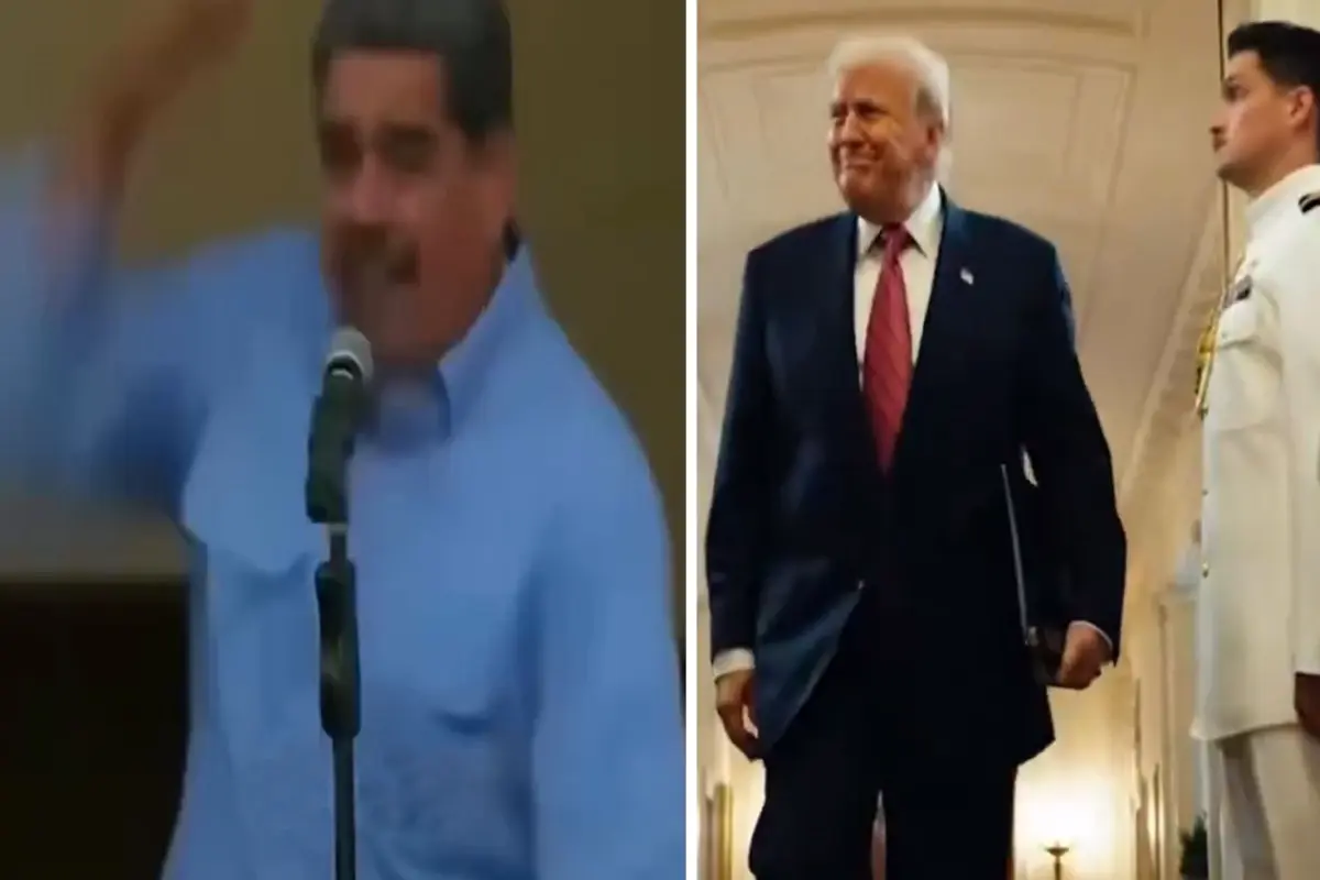 Trump işi şova döktü! Maduro ile başlayan video, baştan sona mesaj dolu