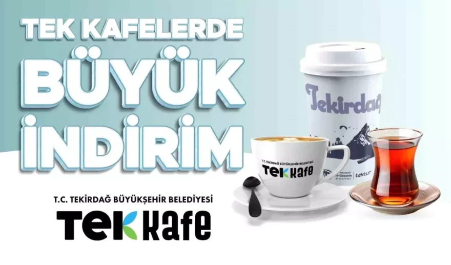Tekirdağ’da Çay 10 TL, Kahve 40 TL’ye Düştü